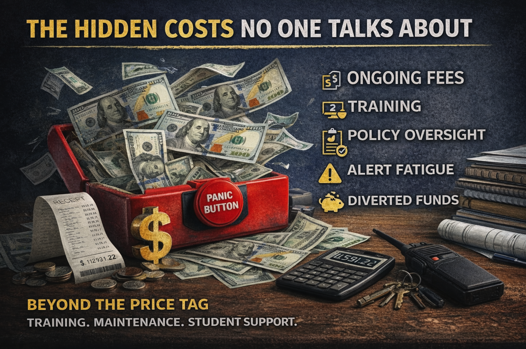 School panic button hidden costs