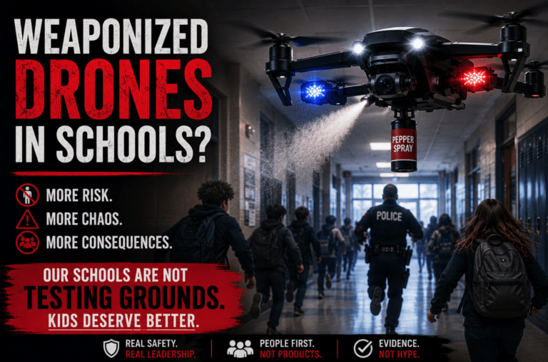 Weaponized Drones in Schools: Why Pepper Spray Drone Programs Are a Dangerous School Safety Experiment