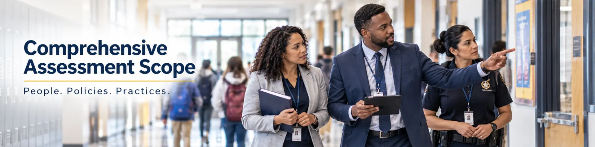 A comprehensive review examines people, policies, practices, facilities, and technology as one connected safety system.